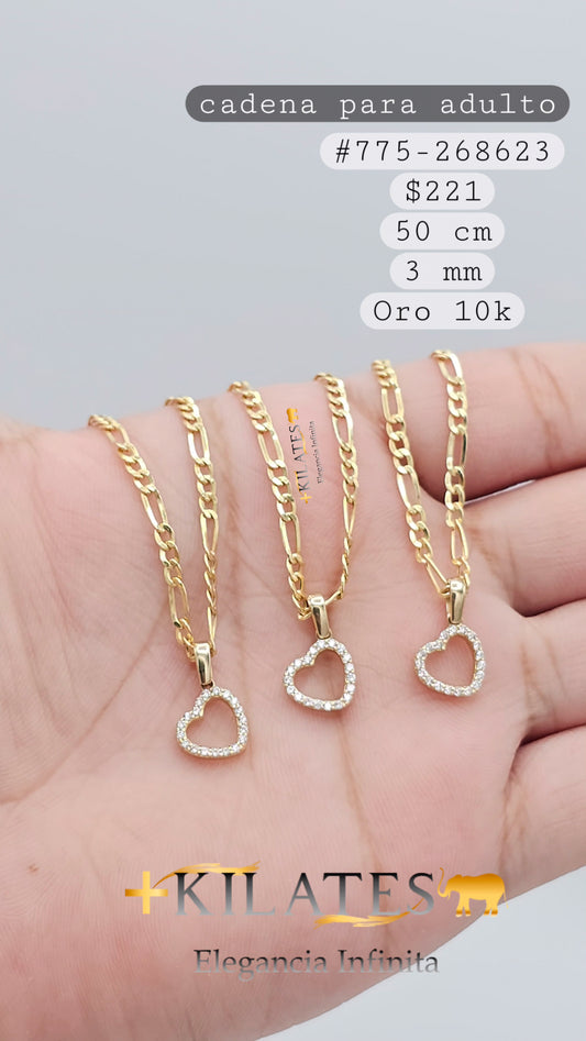 CADENA 50 CM, 3 MM,10K.#775-268623