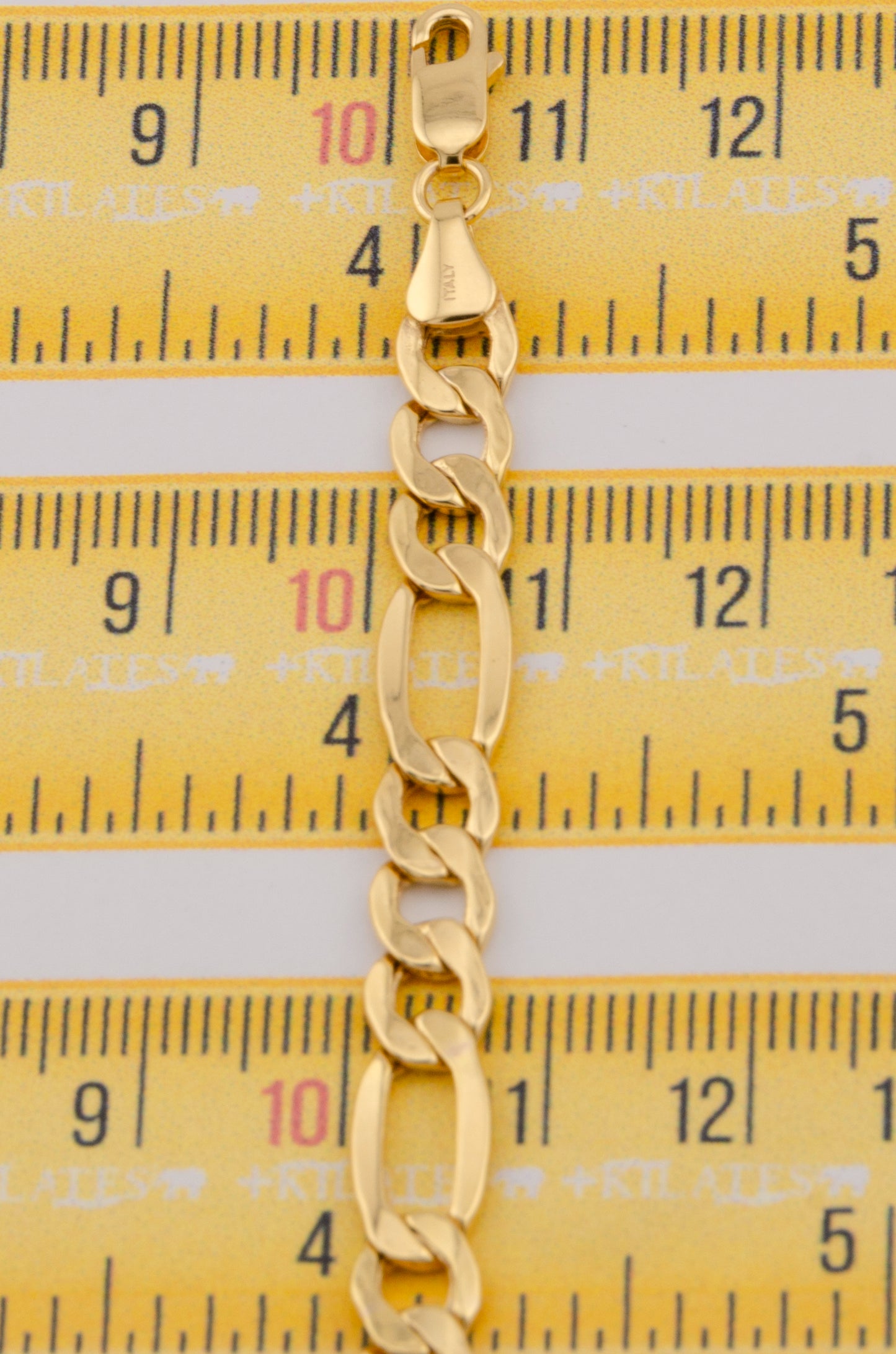"PULSERA PARA ADULTO DE 21CM ESTILO 3+1. ORO 10K #775-3440"