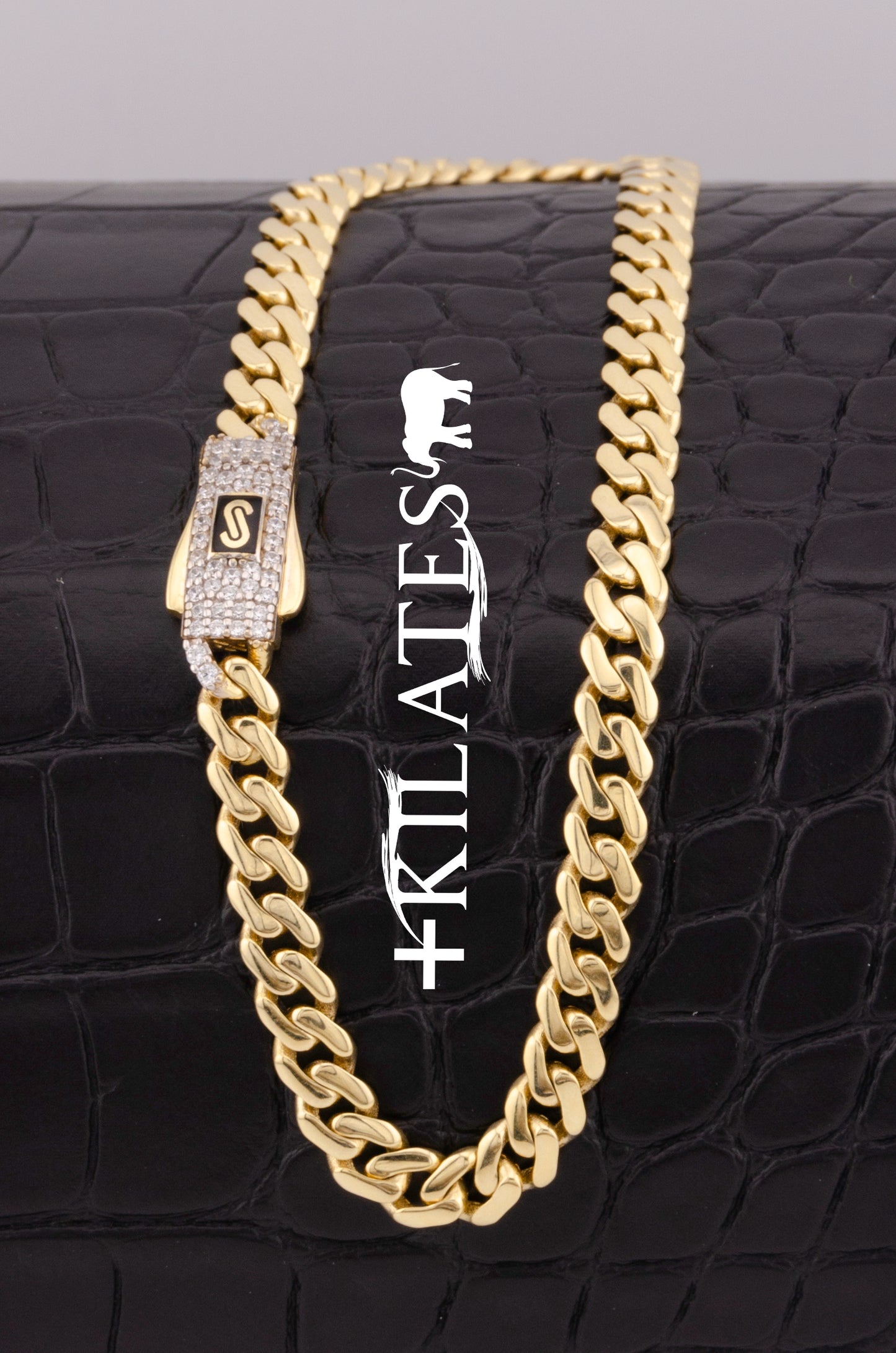 "PULSERA MONACO PARA ADULTO DE 20.5CM. ORO 10K #775-3494"