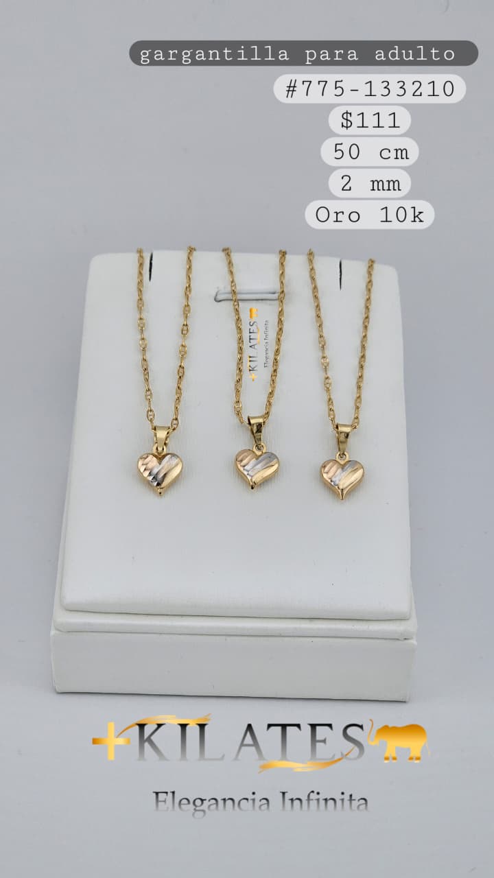GARGANTILLA 50 CM, 2 MM, 10K. #775-133210
