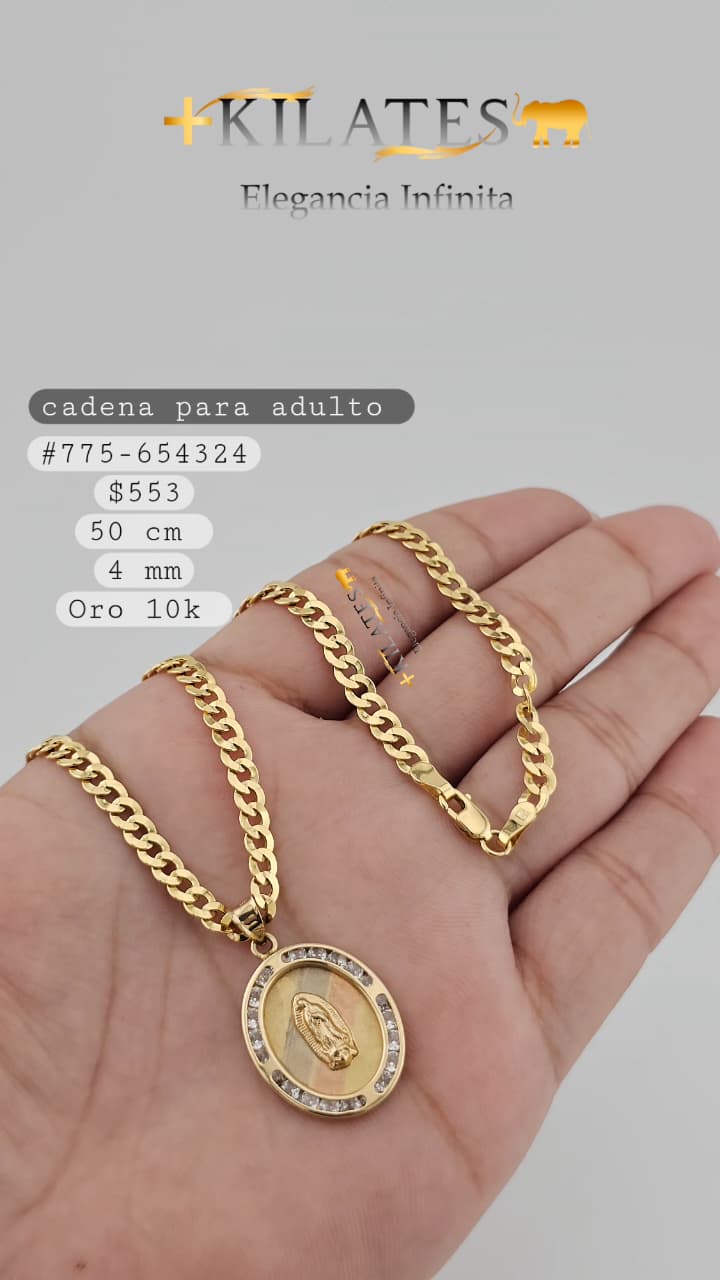 CADENA 50 CM, 4 MM, 10K. #775-654324