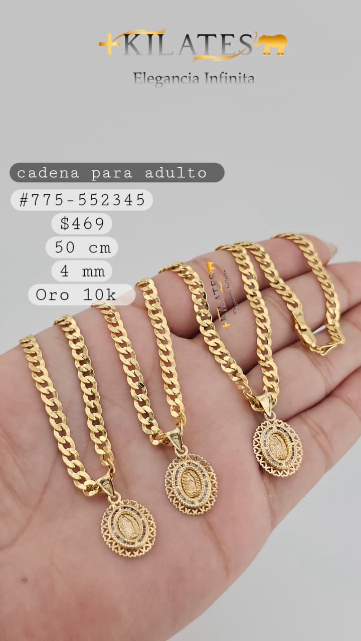 CADENA 50 CM, 4 MM, 10K. #775-552345