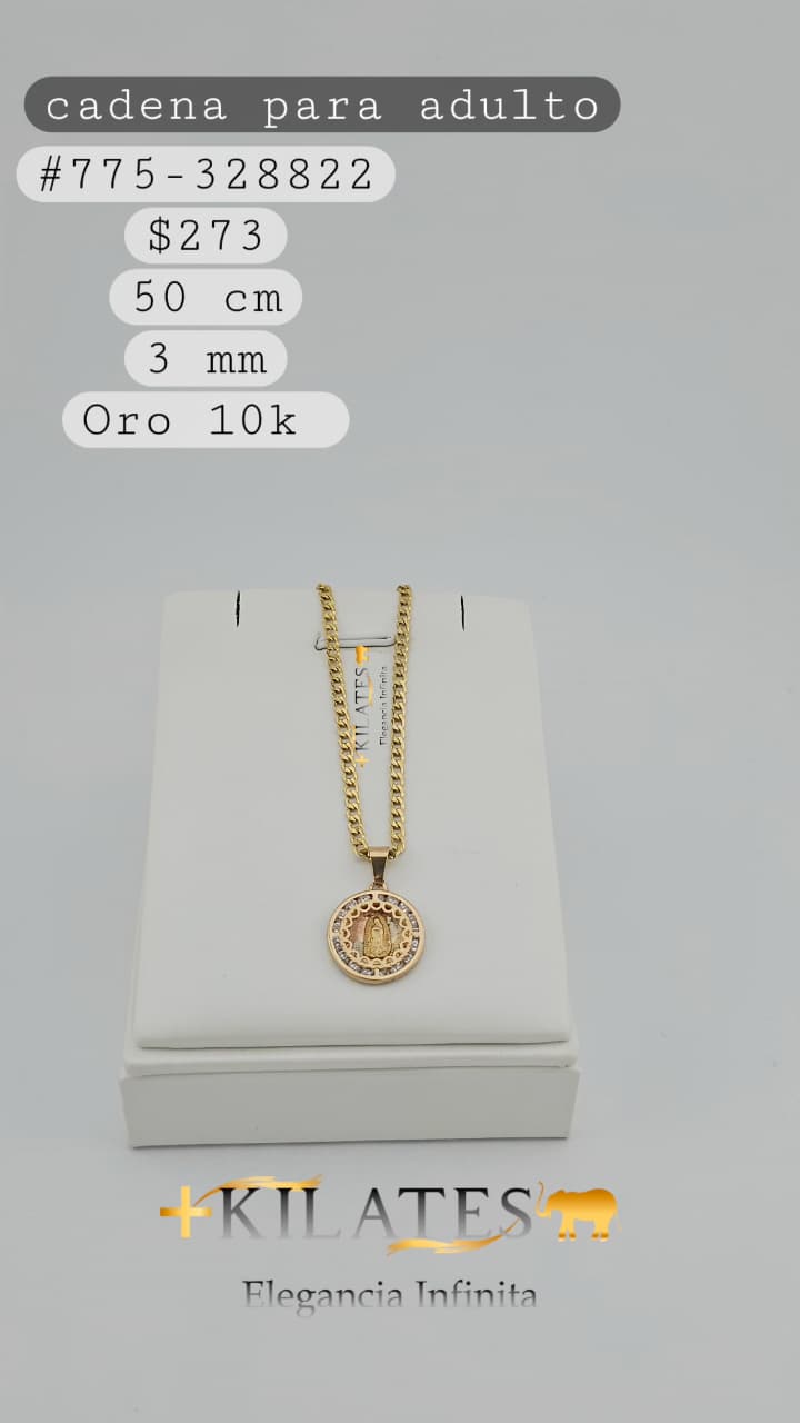 CADENA 50 CM, 3 MM, 10K. #775-328822