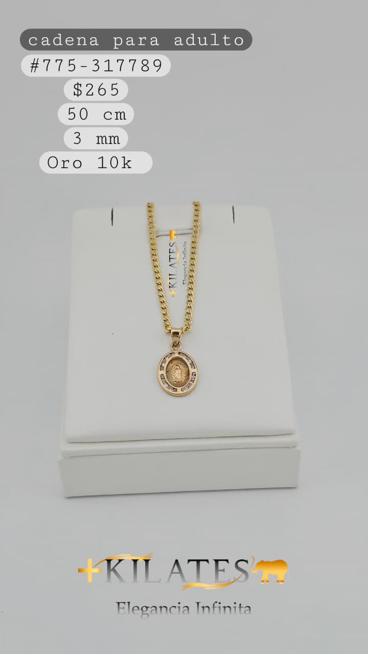 CADENA 50 CM, 3 MM, 10K. #775-317789