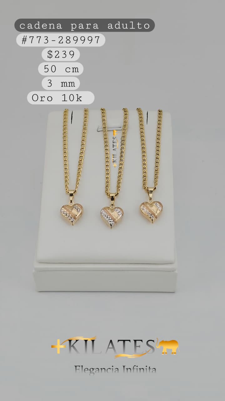 CADENA 50 CM, 3MM, 10K. #775-289997
