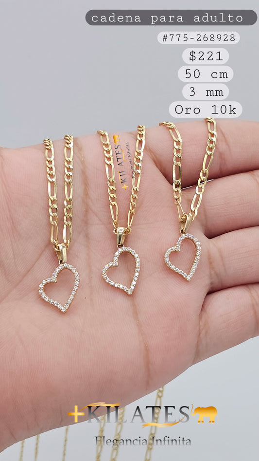 CADENA 50 CM,3MM,10K. #775-268928