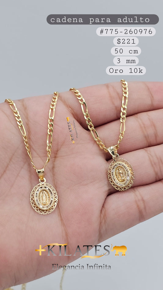 CADENA 50 CM, 3 MM,10K.#775-28
