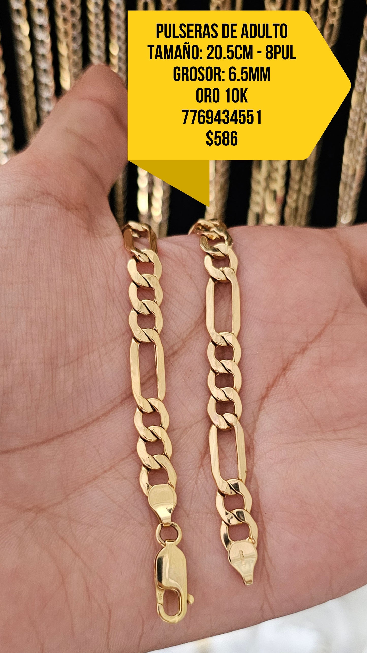 PULSERA PARA ADULTO 10K