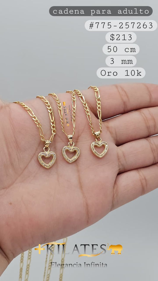 CADENA 50 CM,3 MM,10K. #775-257263