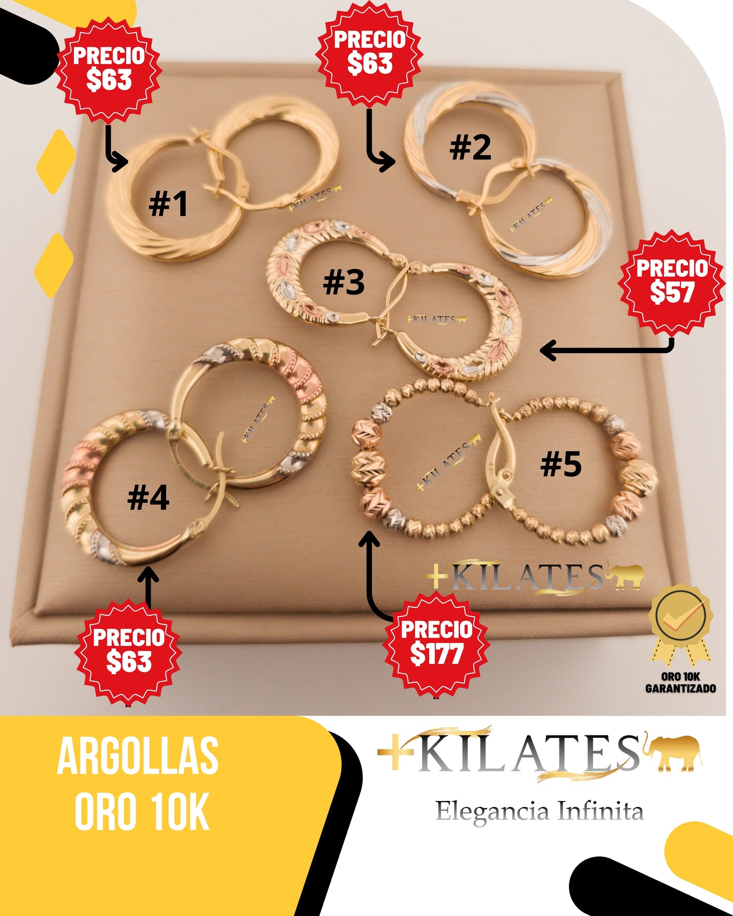 ARGOLLAS ORO 10K #55-01