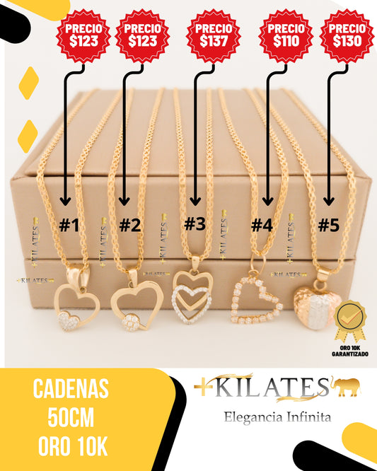 CADENA 50CM. ORO 10K #55-01