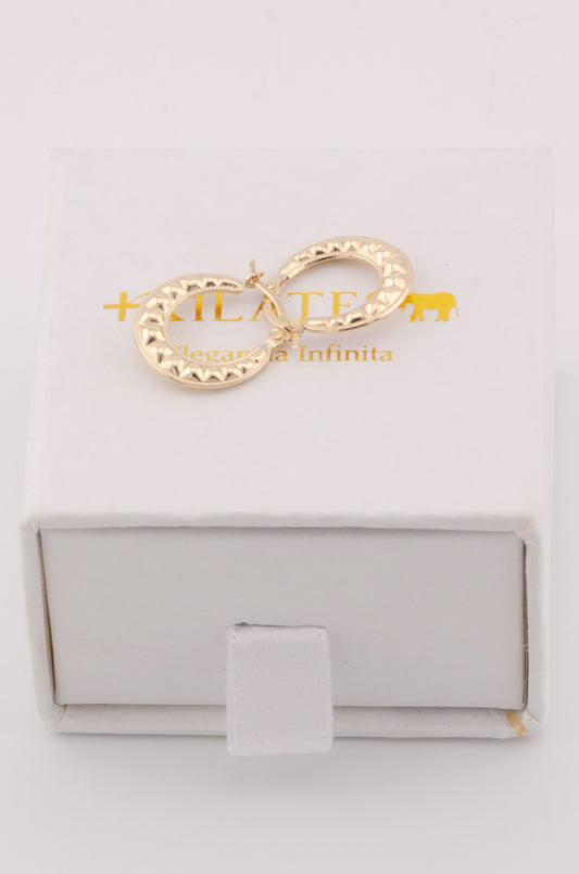 ARGOLLAS PARA DAMA. ORO 10K #775-3715