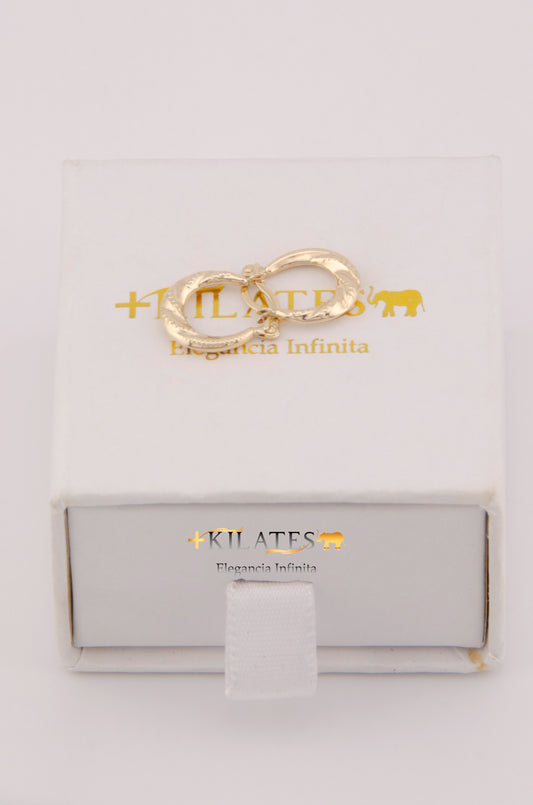 "ARGOLLA PEQUEÑAS PARA NIÑA. ORO 1OK #775-3886"