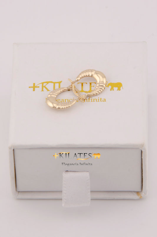 "ARGOLLA PEQUEÑAS PARA NIÑA. ORO 1OK #775-3887"