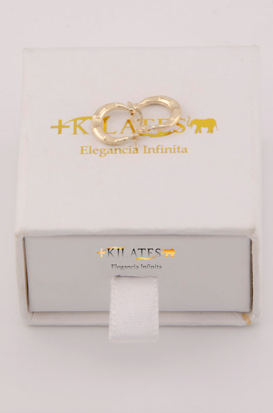 "ARGOLLA PEQUEÑAS PARA NIÑA. ORO 1OK #775-3890"