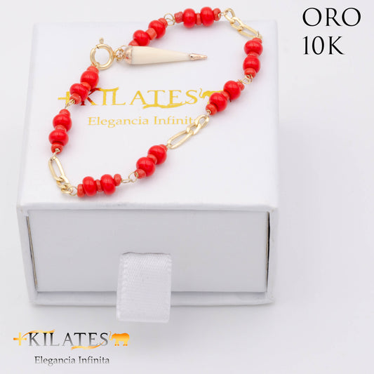 Pulsera bebe #2. ORO 10K