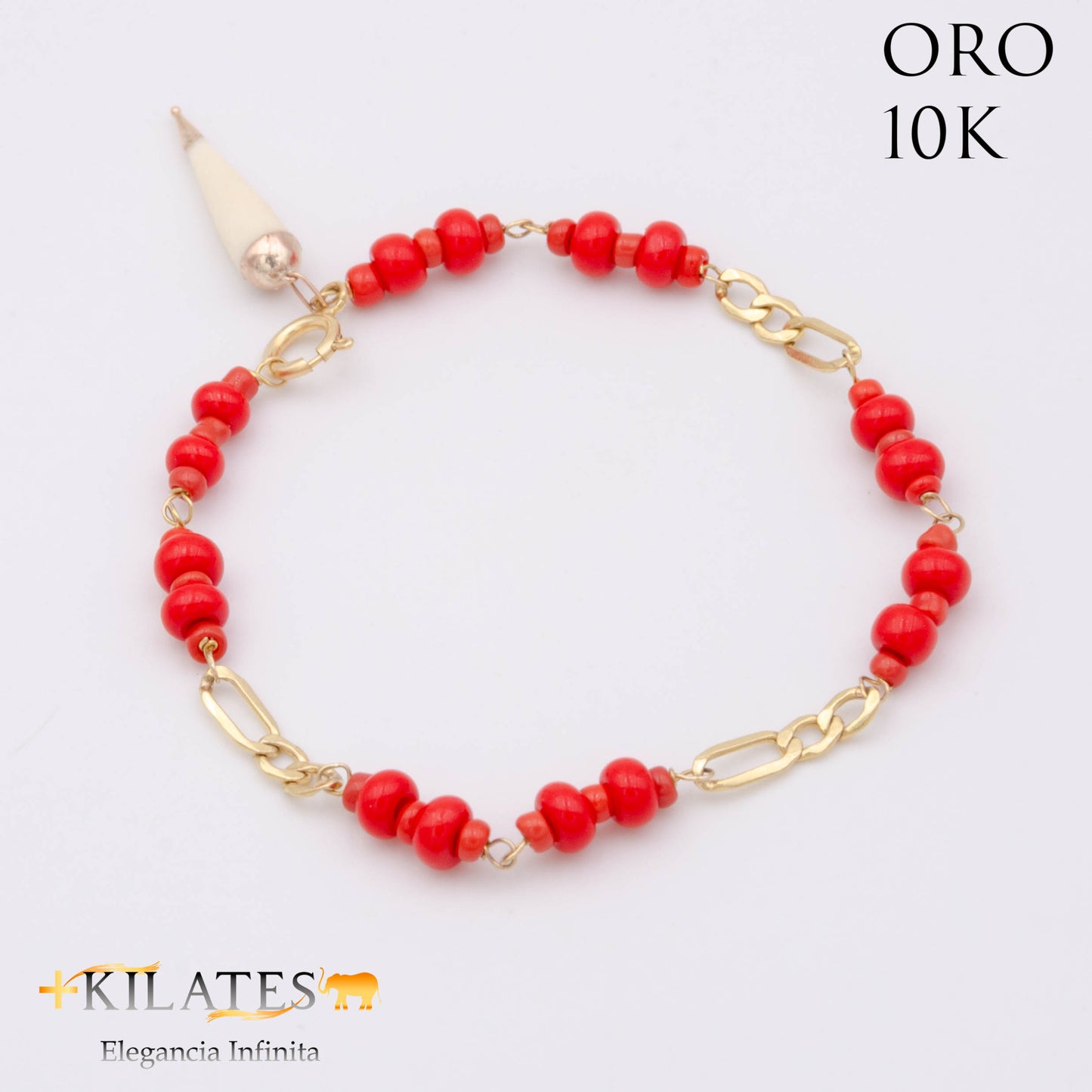 Pulsera bebe #3. ORO 10K