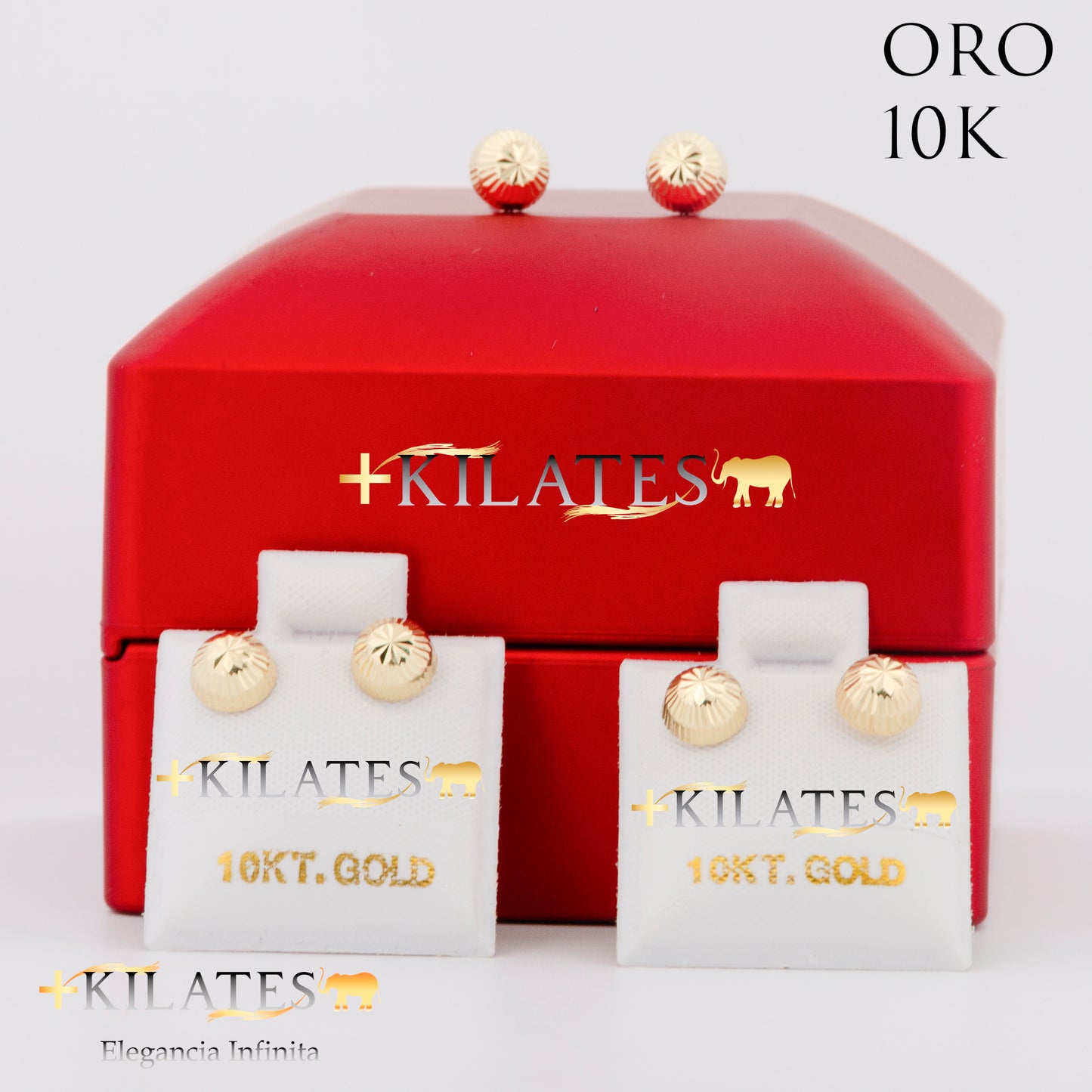 "ARETES PREMIUM HONGUITO #3. ORO 10K #775-1423"