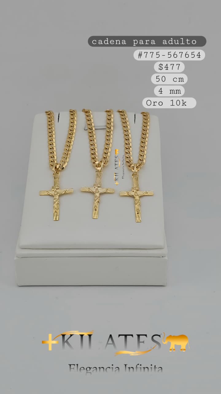 CADENA 50 CM, 4 MM, 10K. #775-567654