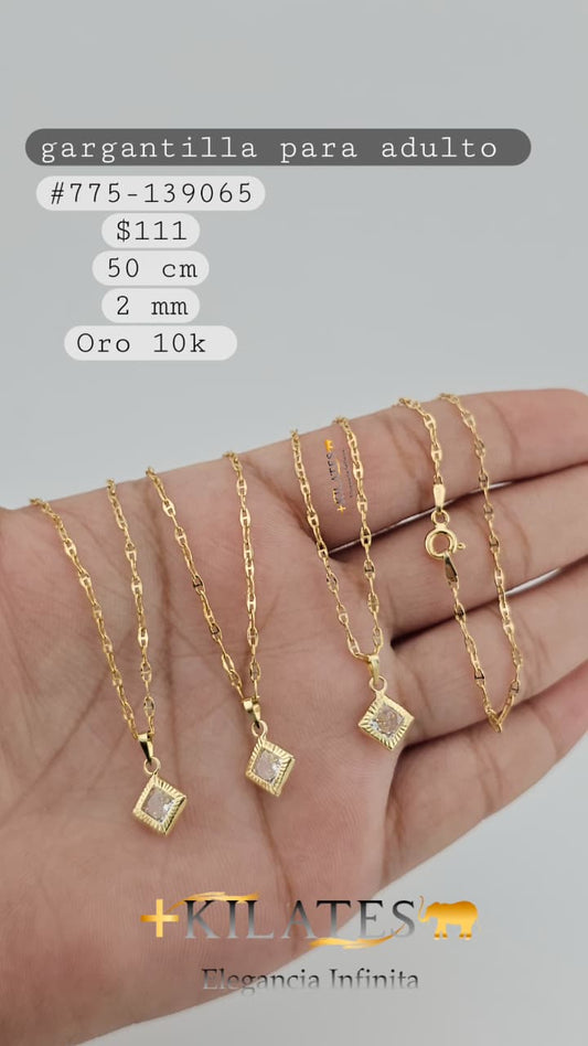 GARGANTILLA 50 CM, 2 MM, 10K. #775-139065
