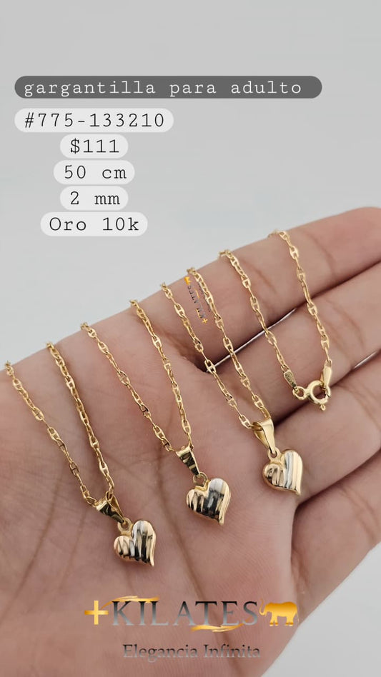 GARGANTILLA 50 CM, 2 MM, 10K. #775-133210