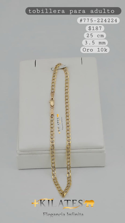 TOBILLERA 25 CM, 3.5 MM, 10K. #775-224224