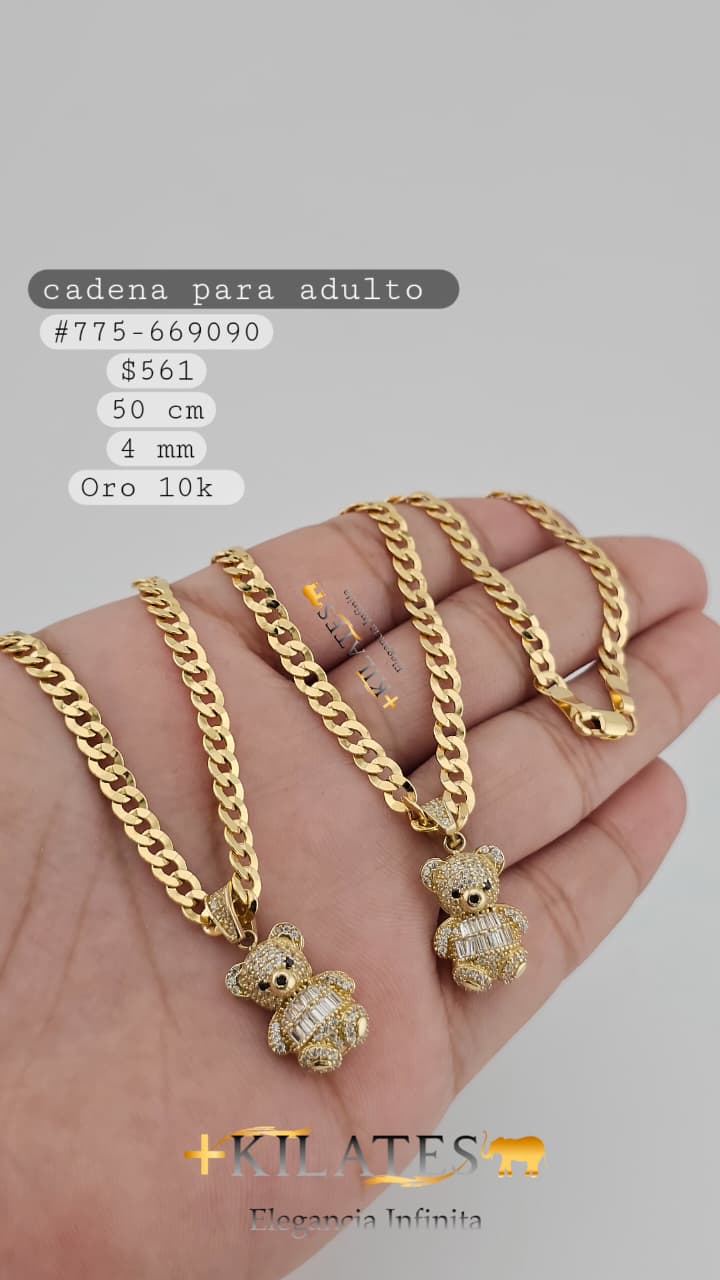 CADENA 50 CM, 4 MM, 10K. #775-669090