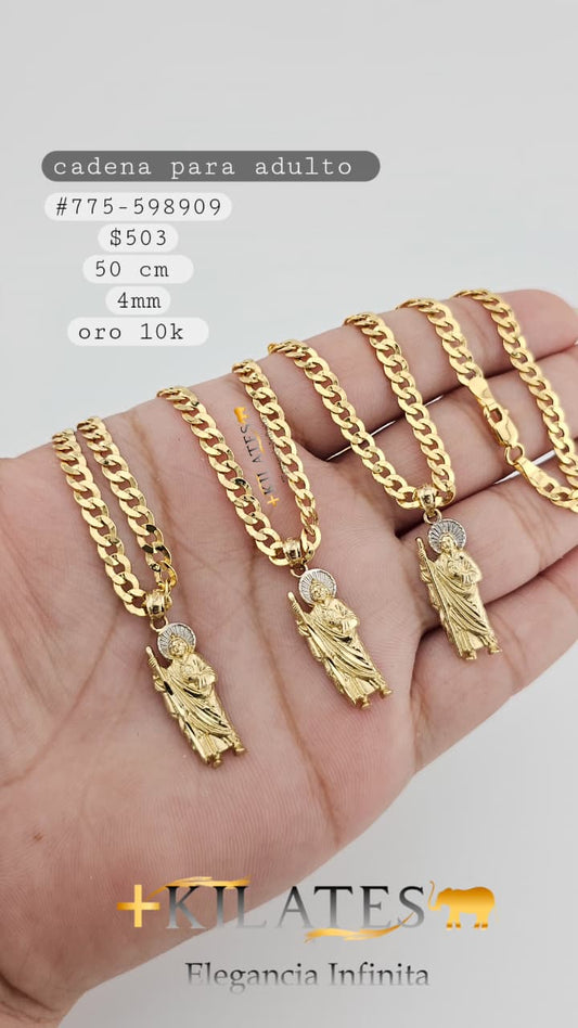 CADENA 50 CM, 4MM, 10K. #775-598909