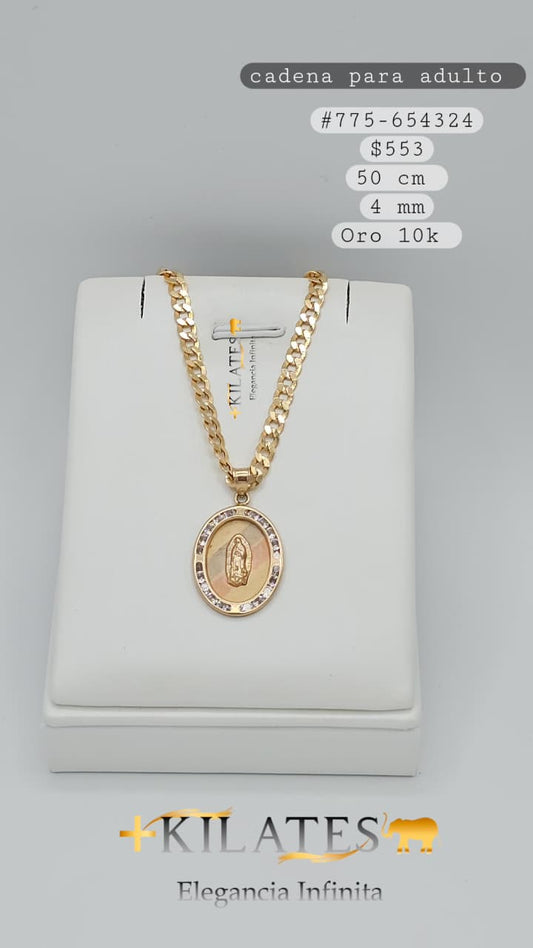 CADENA 50 CM, 4 MM, 10K. #775-654324