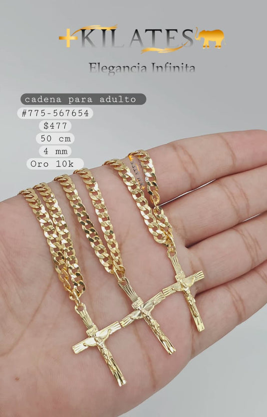 CADENA 50 CM, 4 MM, 10K. #775-567654