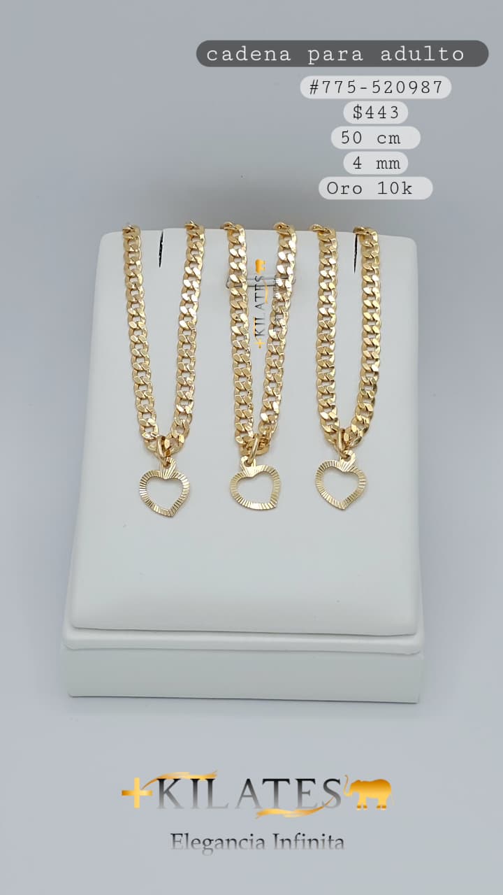 CADENA 50 CM, 4 MM, 10K. #775-520987