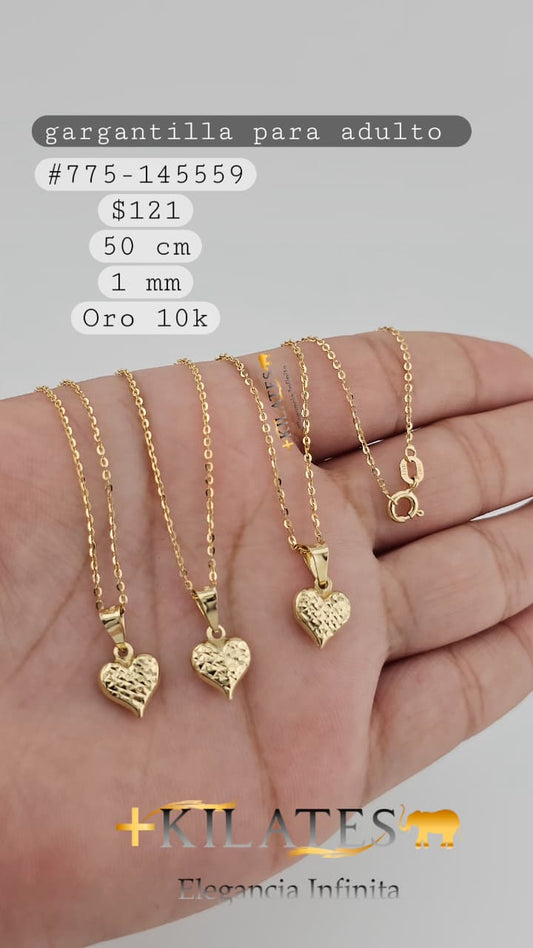GARGANTILLA 50 CM, 1MM, 10K. #775-145559