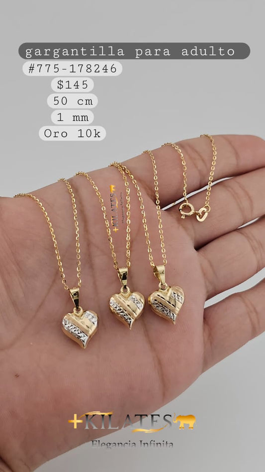 GARGANTILLA 50 CM, 1MM, 10K. #775-178246