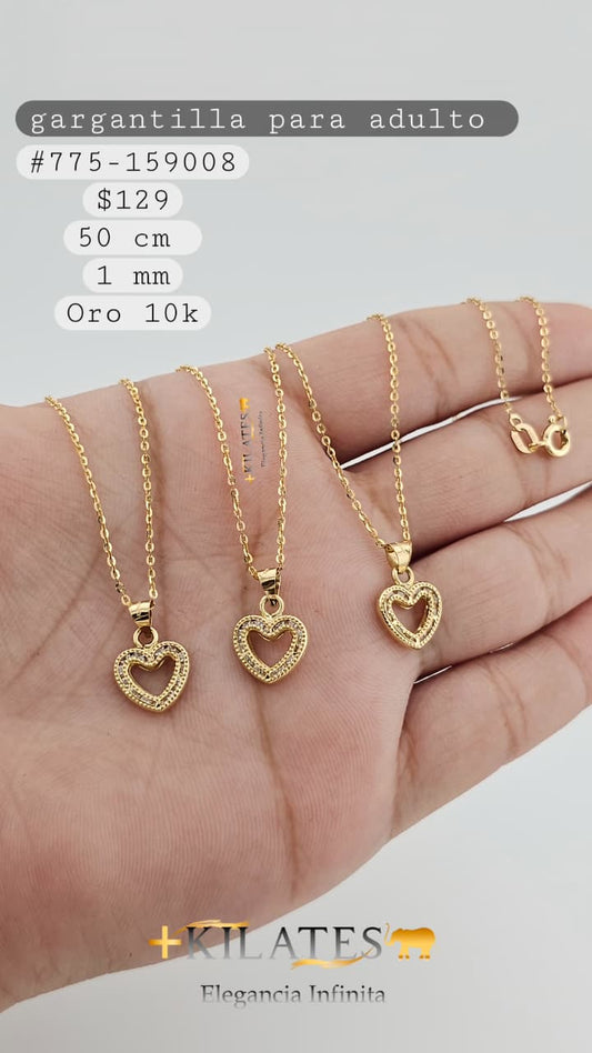 GARGANTILLA 50 CM, 1 MM, 10K. #775-159008