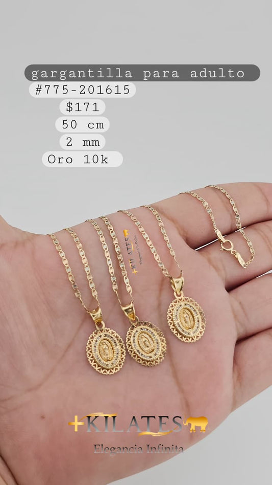GARGANTILLA 50 CM.2 MM, 10K. #775-201615