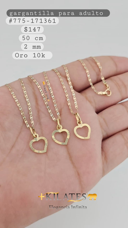 GARGANTILLA 50 CM.2 MM, 10K. #775-171361