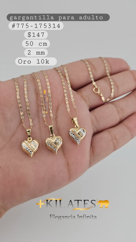 GARGANTILLA 50 CM, 2MM, 10K. #775-175314