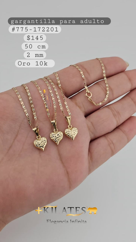 GARGANTILLA 50 CM,2 MM, 10K. #775-172201