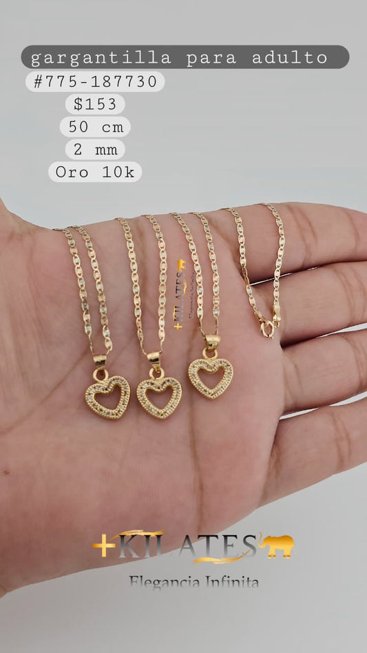 GARGANTILLA 50 CM, 2 MM,10K. #775-187730