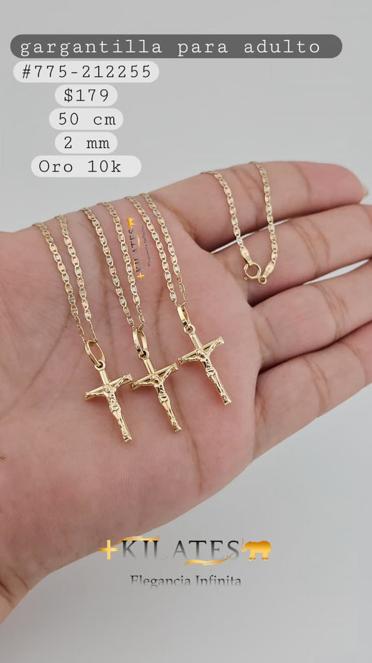 GARGANTILLA 50 CM, 2MM, 10K. #775-212255