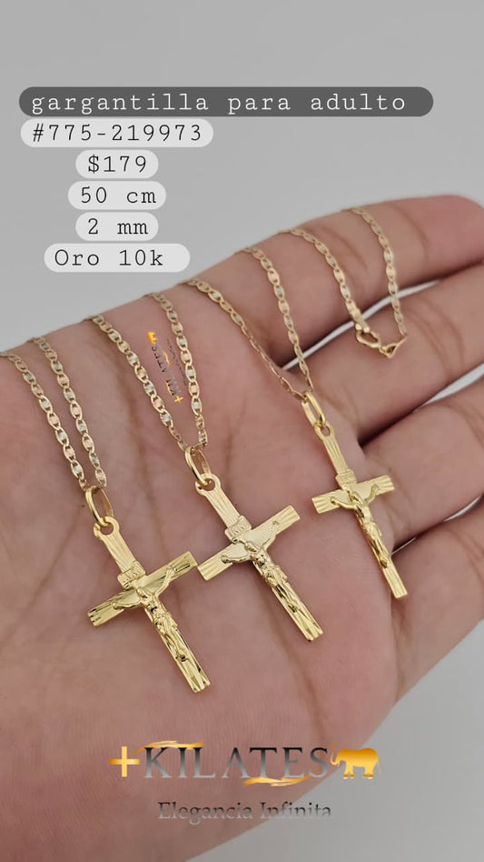 GARGANTILLA 50 CM, 2 MM, 10K. #775-219973