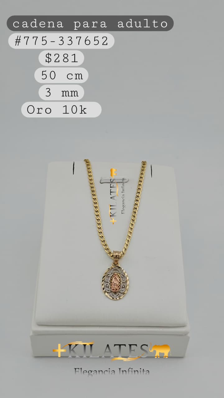 CADENA 50 CM, 3 MM, 10K. #775-337652