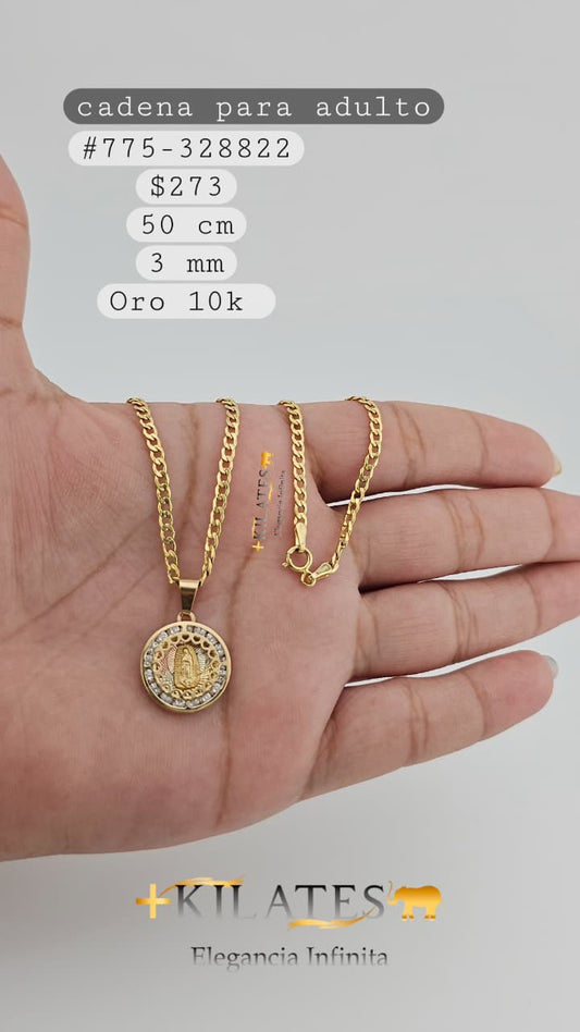 CADENA 50 CM, 3 MM, 10K. #775-328822
