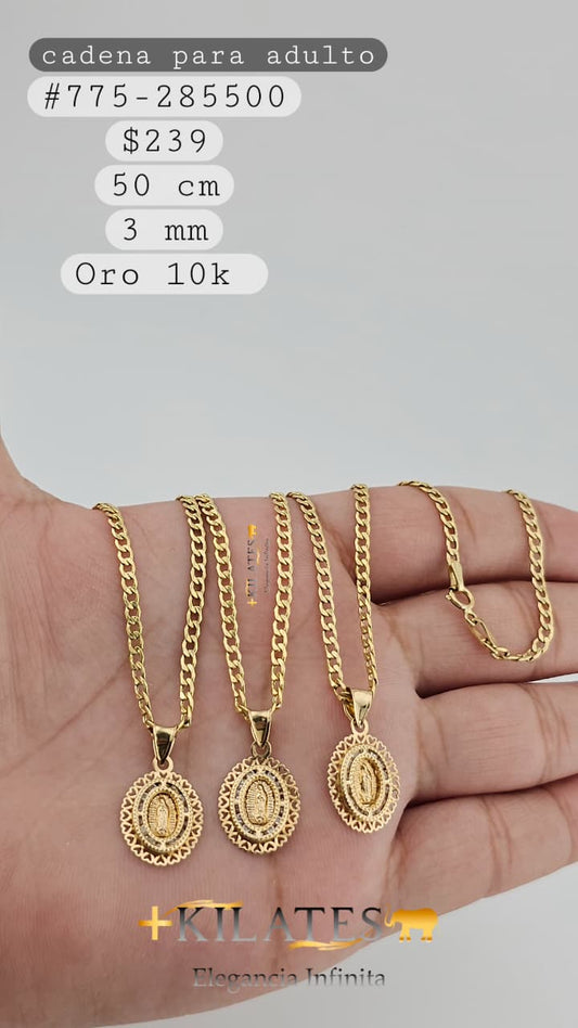 CADENA 50 CM, 3,MM, 10K. #775-285500