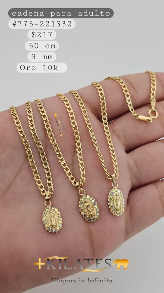 CADENA 50 CM, 3 MM, 10K. #775-221332